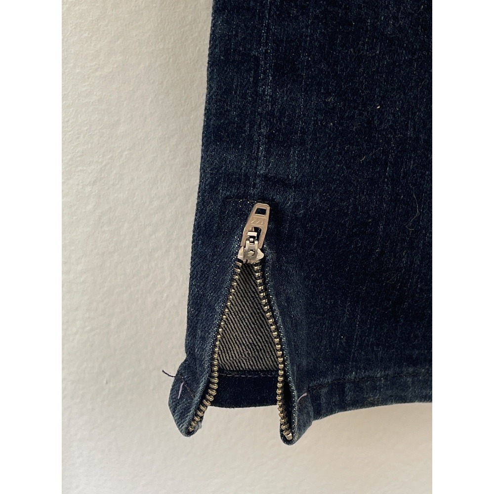 Ksubi Womens Denim Skinny Bib Overalls Size US 4 Blue Wash  Zip Ankle Retro - Picture 8 of 16